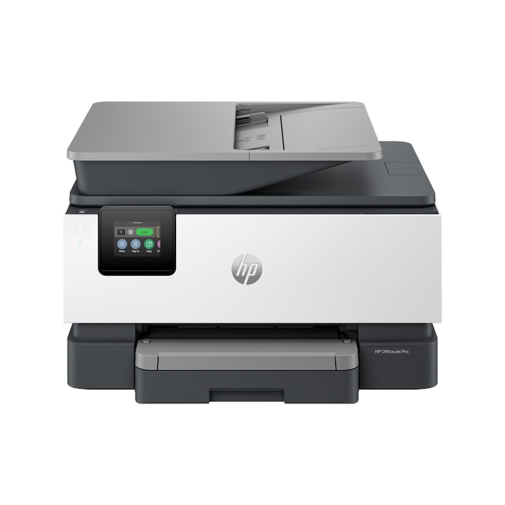 Професионален мултифункционален принтер HP OfficeJet Pro 9120b color, WiFi, Мастиленоструен принтер, Черен/Бял