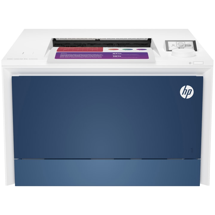 Цветен лазерен принтер HP LaserJet Pro 4202dn, A4, Дуплекс, USB 2.0, 33 ppm черно, 33 ppm цветно