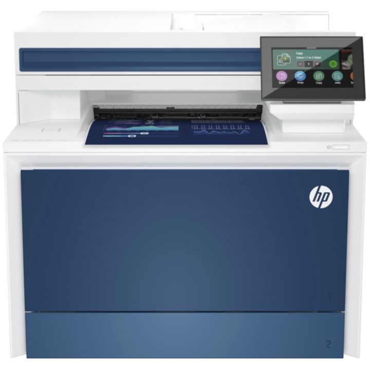 HP Color LaserJet Pro MFP 4302dw nyomtató, színes, lézer, WiFi, fehér / kék