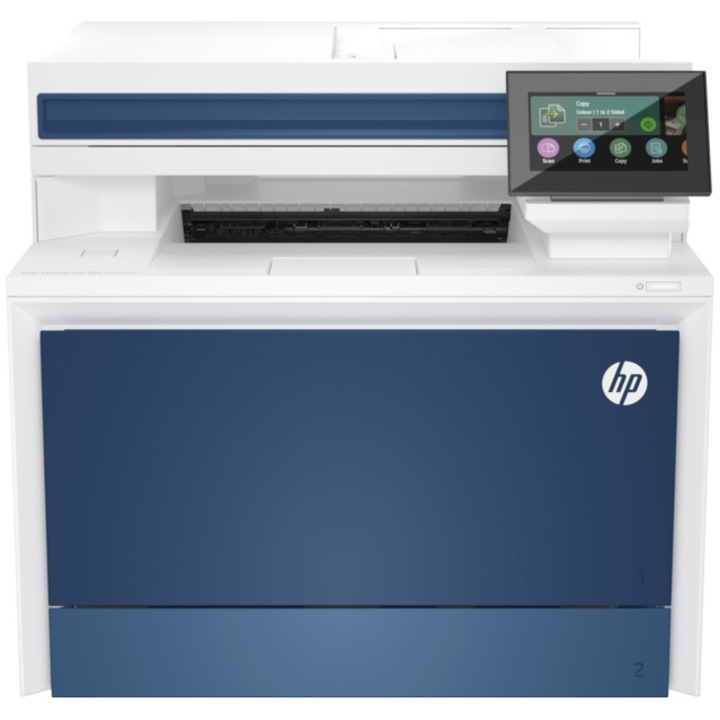 Multifunctional Laser HP LaserJet PRO MFP 4302FDW, A4, Color, 33 ppm, Retea, Wireless (Alb/Albastru)