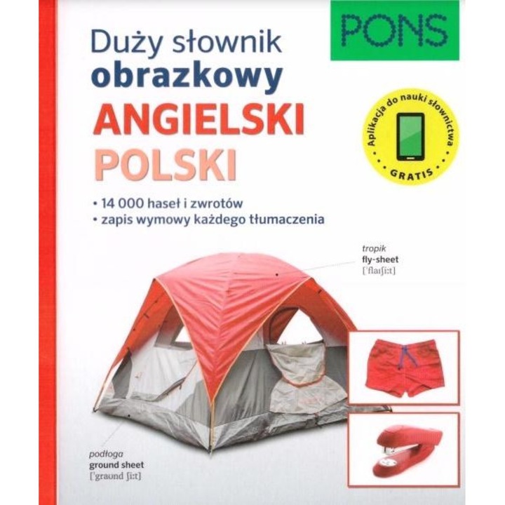 Duży słownik obrazkowy, Angielski-Polski, Wydanie 3, PONS