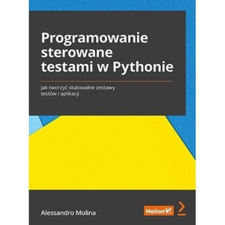 Carte Programowanie sterowane testami w Pythonie, HELION, 2023
