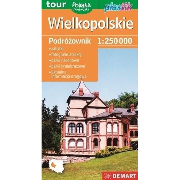 Wielkopolskie. Podróżownik, Demart, 1:250 000, 2023