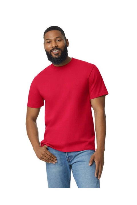 Tricou pentru barbati, Gildan Midweight, 183 Gi65000, Rosu, M