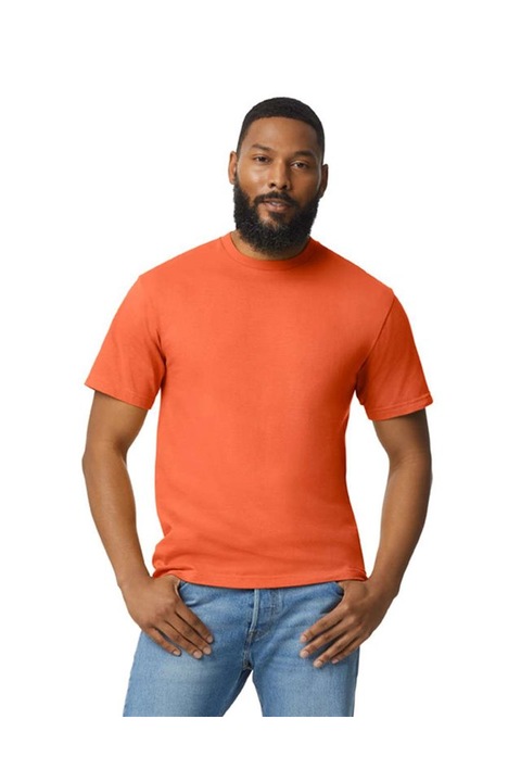 Tricou pentru barbati, Gildan Midweight, 183 Gi65000, Portocaliu, XL