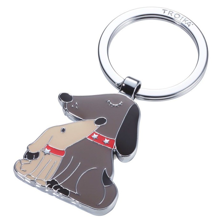 Breloc - Dog and Doggy, Metal