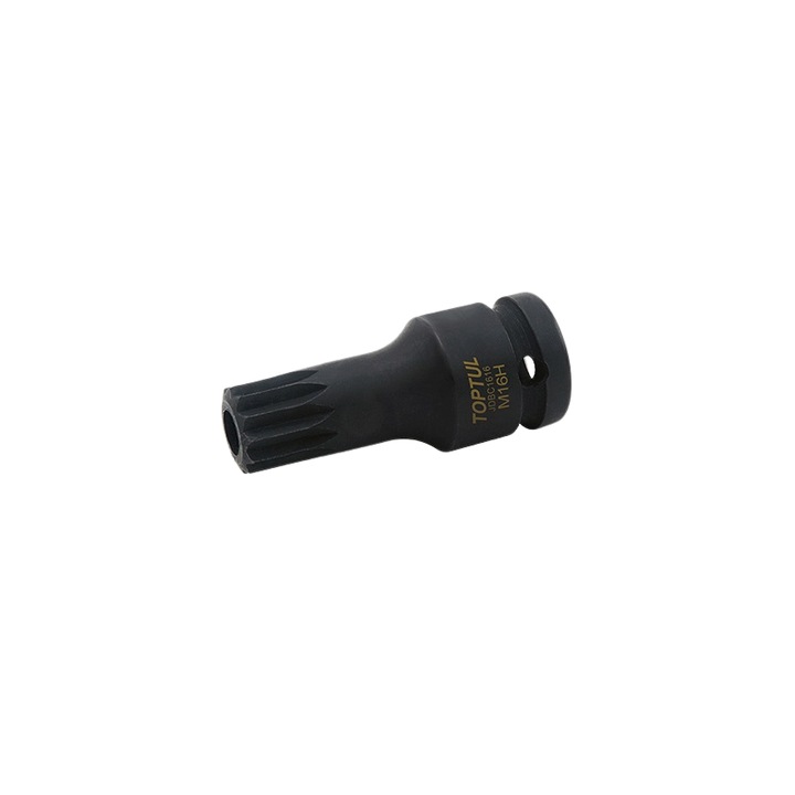 Cheie pentru buson ulei Toptul, prindere patrat 1/2 inch, deschidere cheie M16H, lungime 60 mm, crom vanadiu