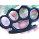 Set Box autoaparare si Cutit karambit Rainbow, 18.5 cm DEPOX®, otel inoxidabil