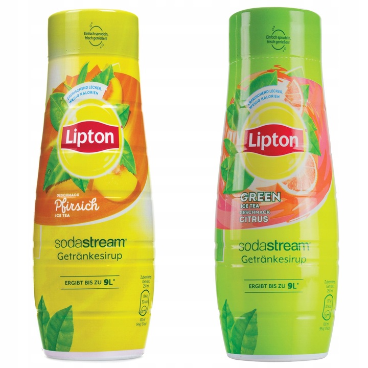 Sodastream szörpök, vízkoncentrátumok Lipton Ice Tea Barack + Lipton Ice Tea Citrus 440 ml, 2 db