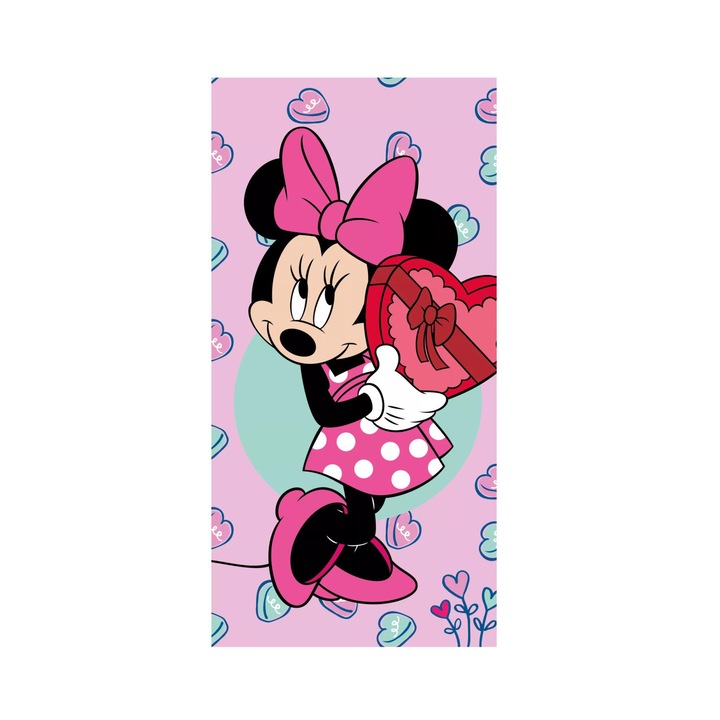 Disney Minnie хавлиена кърпа за баня сладки 70x140см