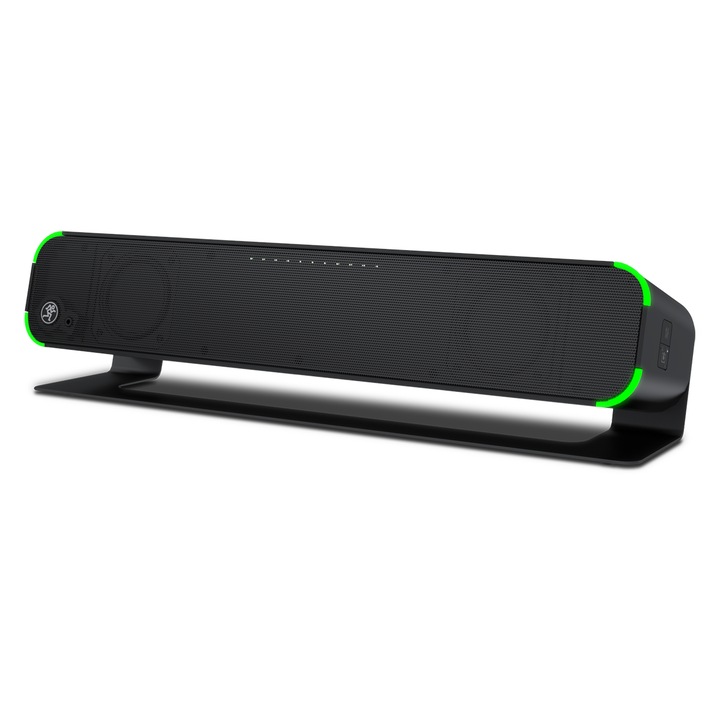 Soundbar, Mackie, CR2-X Bar PRO, Bluetooth, Iluminare RGB integrata, Negru