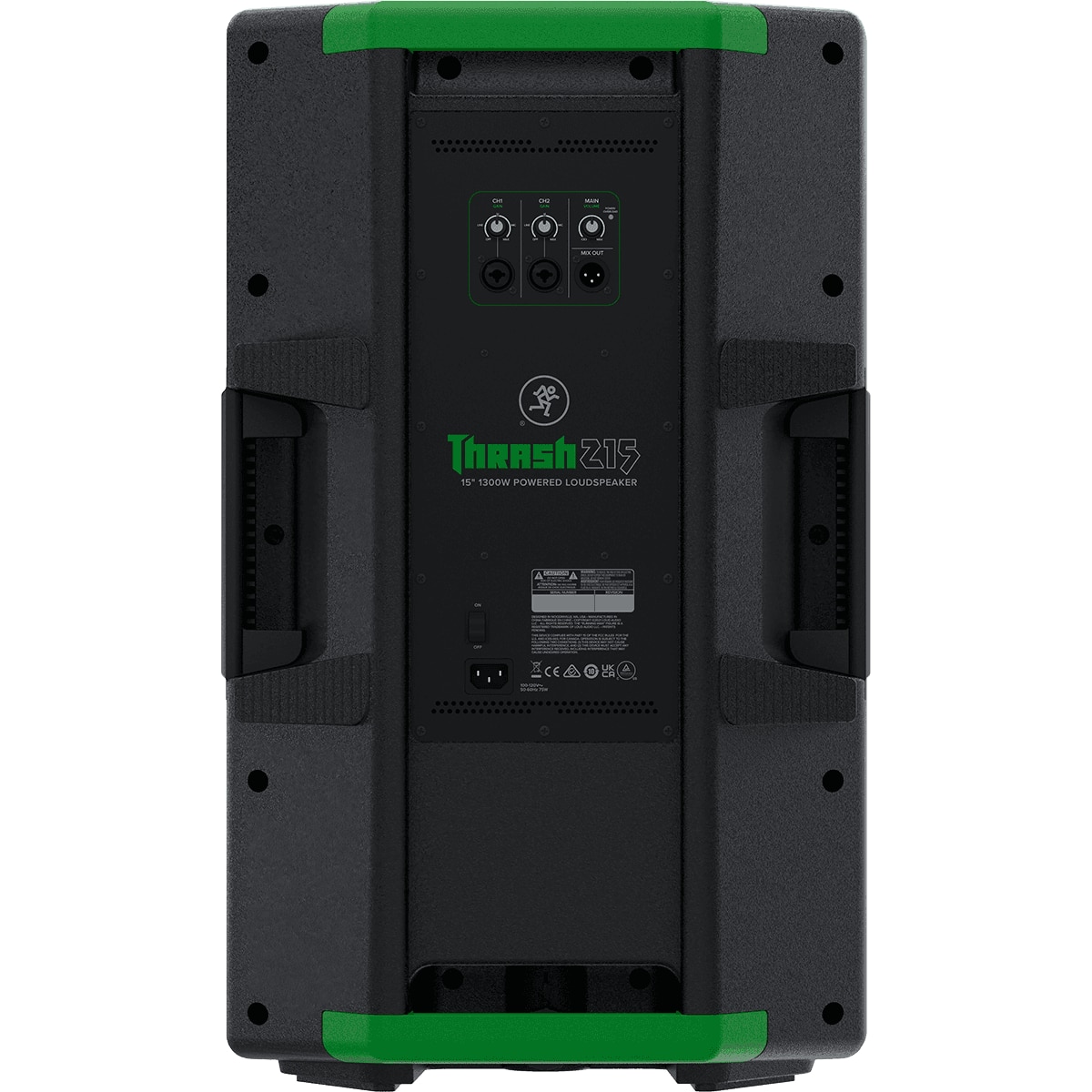 Boxa, Mackie, Thrash215, Difuzor PA de 15 inchi, 1400 W, Negru