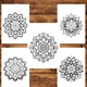 Kifestőkönyv relaxációhoz és stresszoldáshoz, 50 illusztráció, Mandala - III. kötet, 106 oldal
