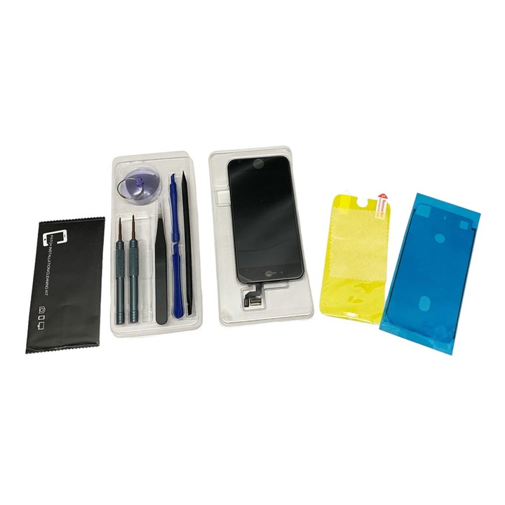Set pentru ecranul telefonului, JUP, cDraFixit pentru iPhone 6S 0532525-A 10-179, kit de reparare, Negru