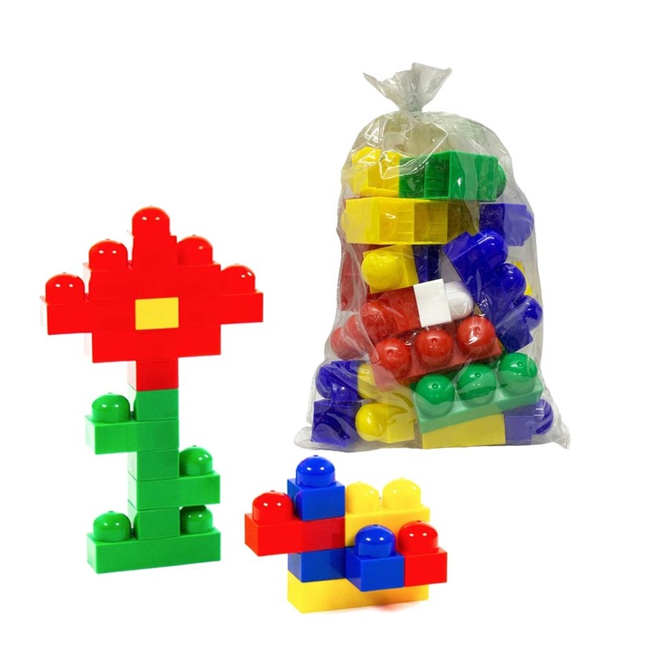 Set constructie, Chippo, 33 piese, Multicolor