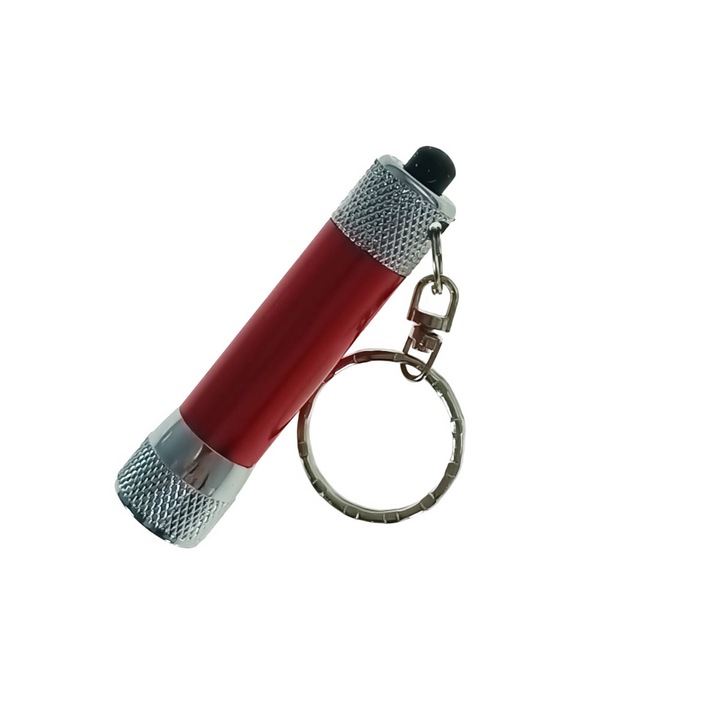 Lanterna tip breloc cu 3 led-uri, rosie Rosu