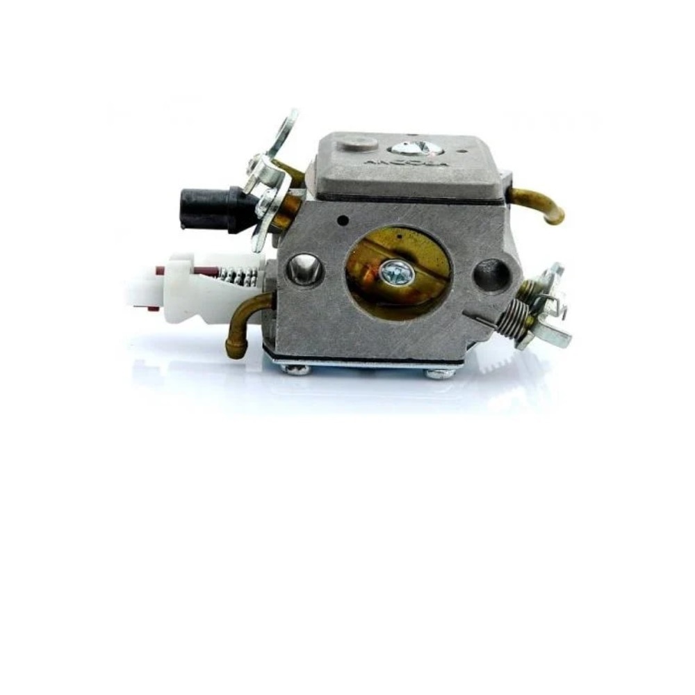 Kit Carburatore 9 Pezzi, Motore XU, Collettore Di Aspirazione E Filtro Carburante 503869601 Compatibile Con Husqvarna 350 346xp 353 340 E 345 Kzq 91868383