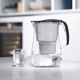 Кана за филтриране на вода Aquaphor, Модел Оникс, с 2 филтъра, Черен
