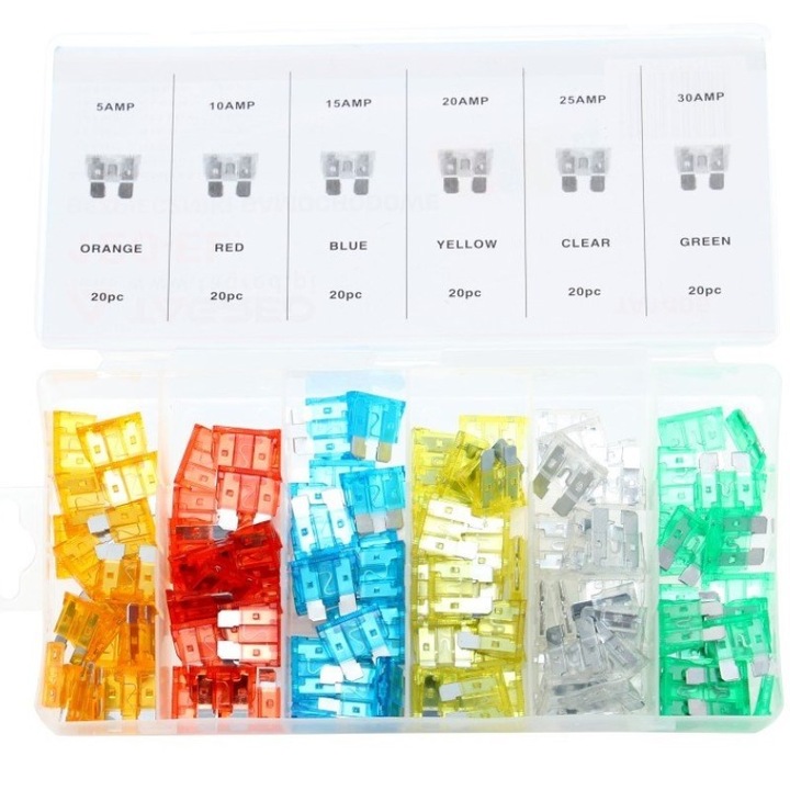 Set 120 sigurante auto, Tagred, TA1405, 5-30A