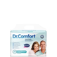 Scutece adulti, Dr.Comfort, 100-150 cm, Marime L, absortie rapida, 30 buc