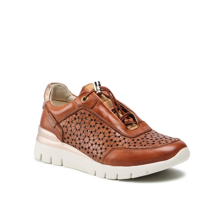 Pantofi sport dama, Pikolinos, 209892529, Maro, Piele naturala, 40 EU