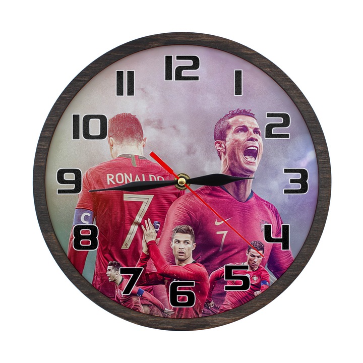Ceas decorativ de perete - Cristiano Ronaldo