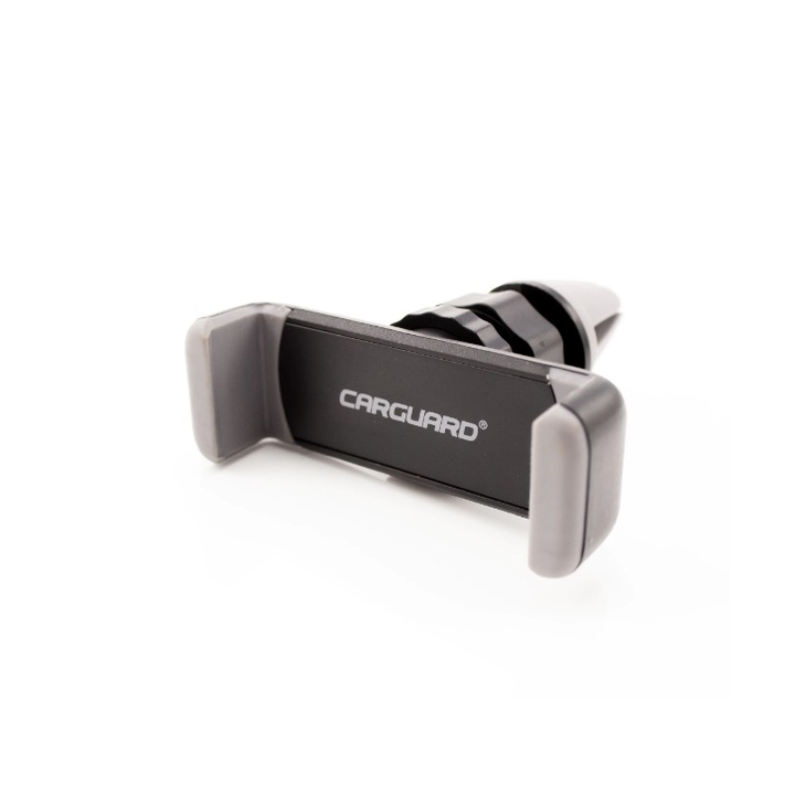 Állítható autós tartó 4-6 colos telefonhoz, szellőzőrácsra rögzíthető, Fekete Ezüst