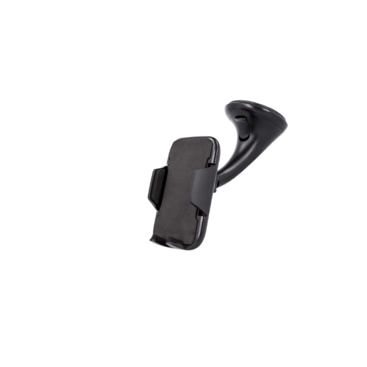 Suport universal auto pentru telefon sau GPS, ajustabil intre 5.5 si 8.5 cm, culoare negru