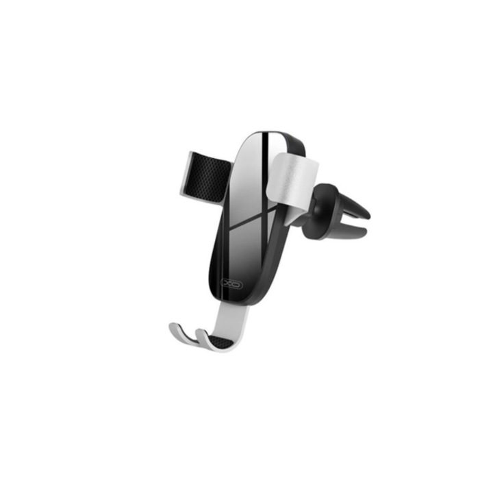 Suport Auto Universal, Negru, cu Prindere in Grila de Ventilatie