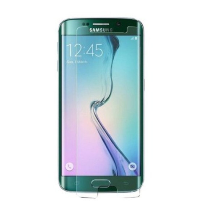 Védőfólia Edzett üveg robbanásbiztos Samsung Galaxy S6-hoz - Védőüveg rögzítőkészlettel