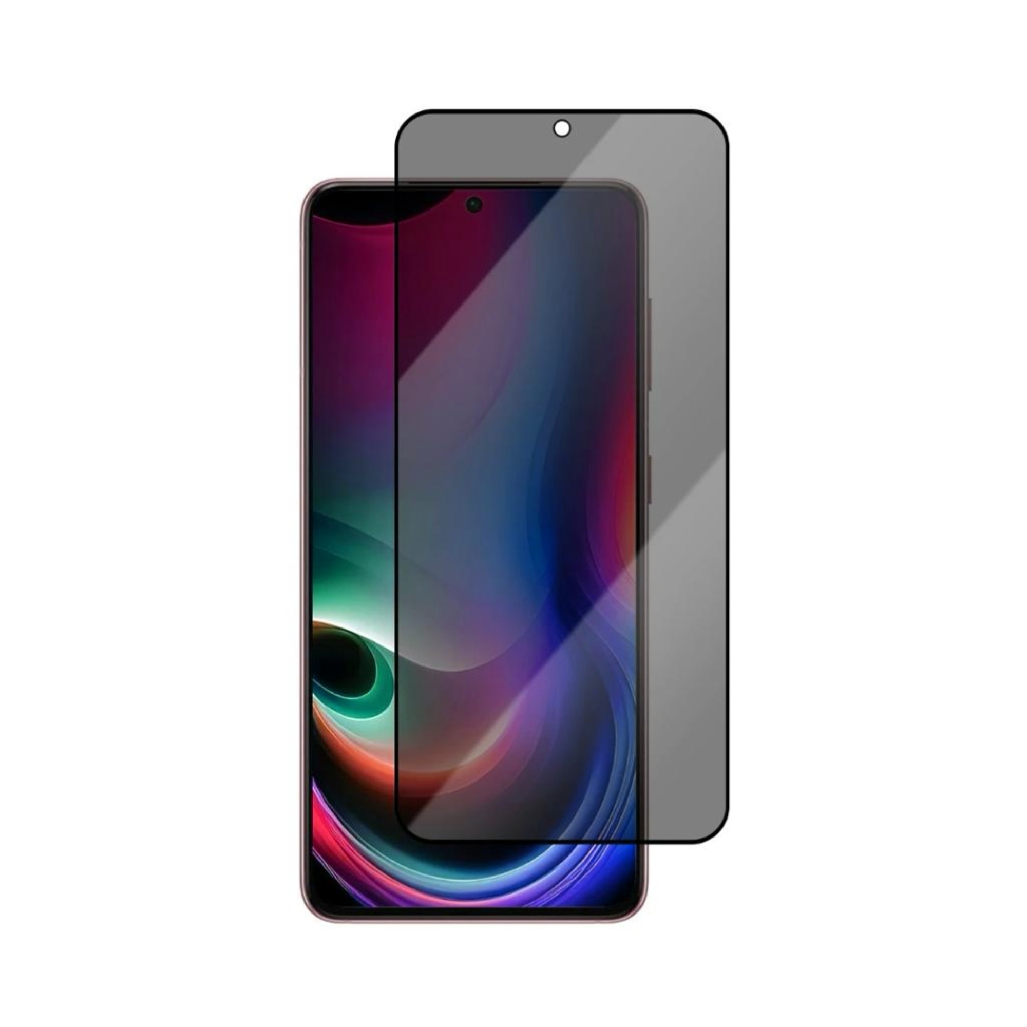 Folie sticla securizata privacy, compatibila cu Samsung Galaxy A71, Full Glue