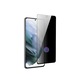 Folie Protectie Privacy Sticla securizata Mkpshield, compatibila Samsung Galaxy S23 Plus, Full Glue, Ultra HD, Margini Negre