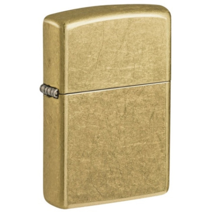 Bricheta, Zippo Street Brass, Metal, Auriu