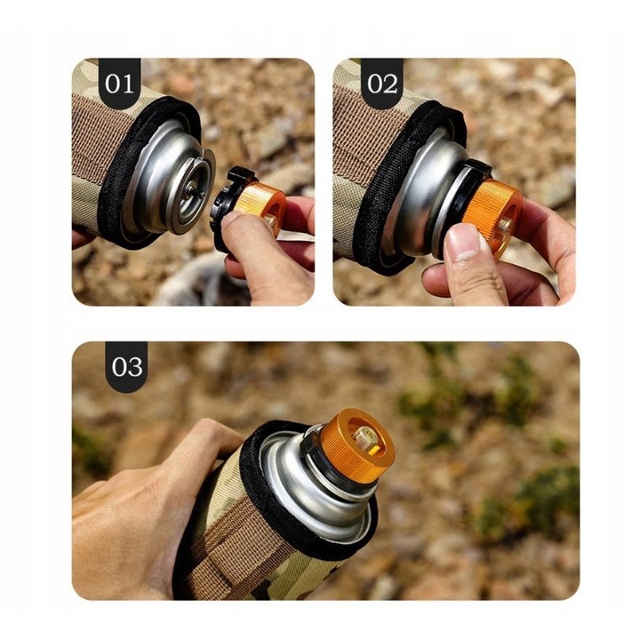 Gázpalack égő adapter