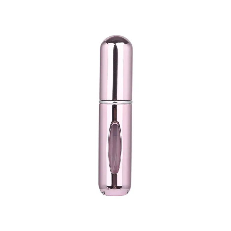 Мини преносима бутилка с лесно изпомпване за парфюм, 5 ml, розова, 8 x ...