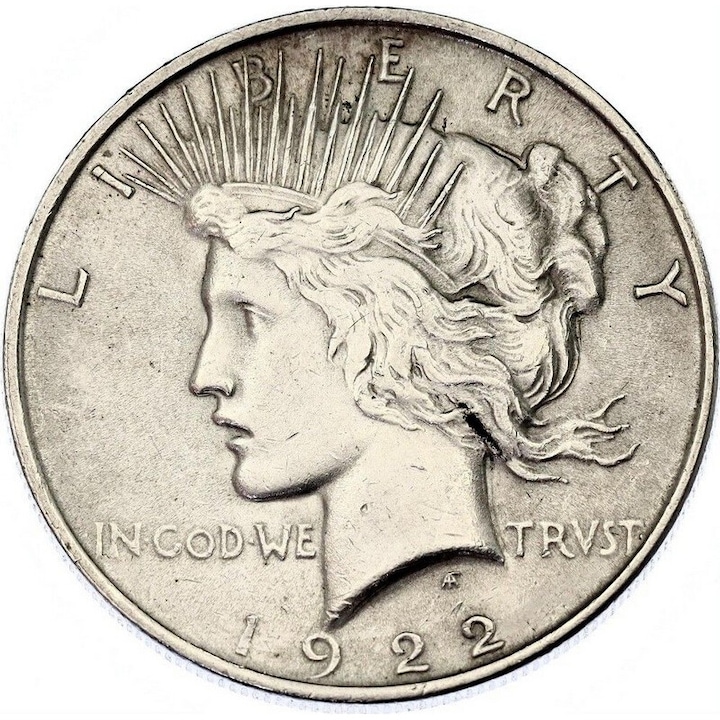 Moneda istorica din Argint 1 peace dolar Statele Unite ale Americii