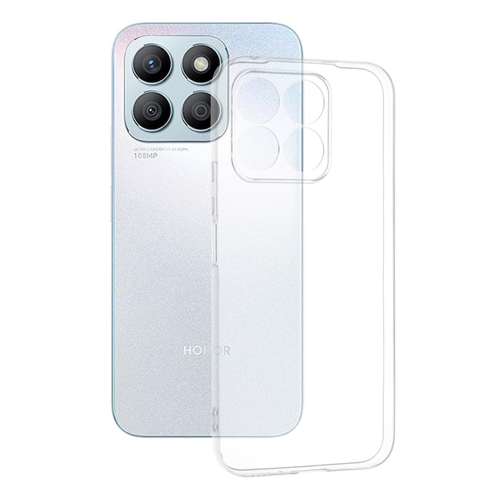 Кейс за Honor X8b, Techsuit Clear Silicone, Transparent