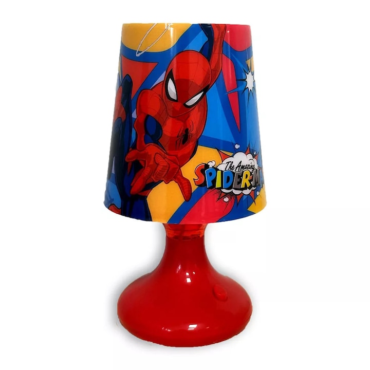 Mini lampa LED, W&O, Spiderman, Multicolor
