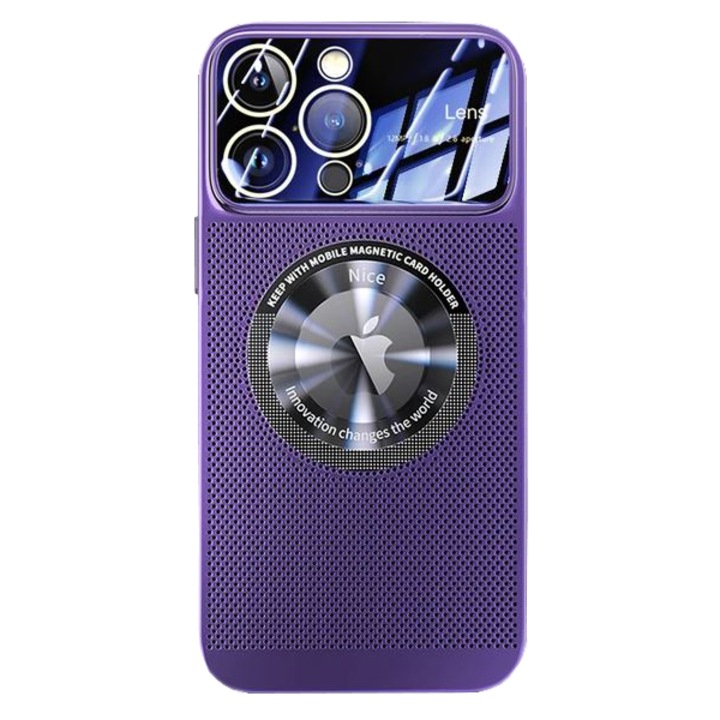 Husa Air Shield, Magsafe, Compatibila cu iPhone 14 Pro si Aspect de iPhone 17 Pro, Mov