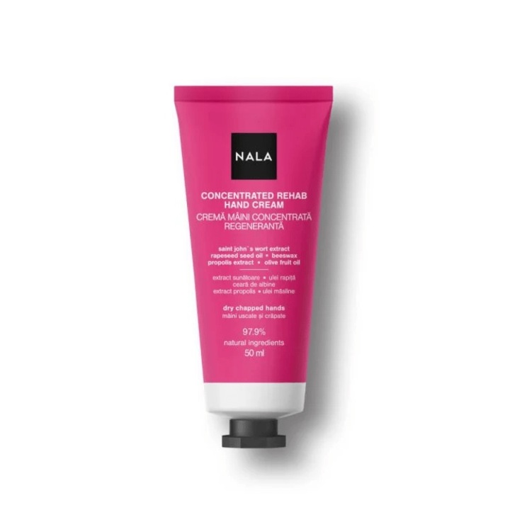 Crema maini concentrata regeneranta, NALA, ceara de albine, ulei masline, 50 ml