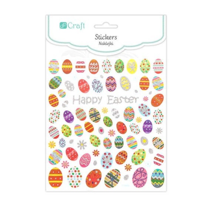 Set 80 autocolante decorative, dp Craft, Multicolor