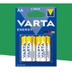 Set 6x Baterii AA Varta Energy, LR6, Alcaline, 1.5 Volti