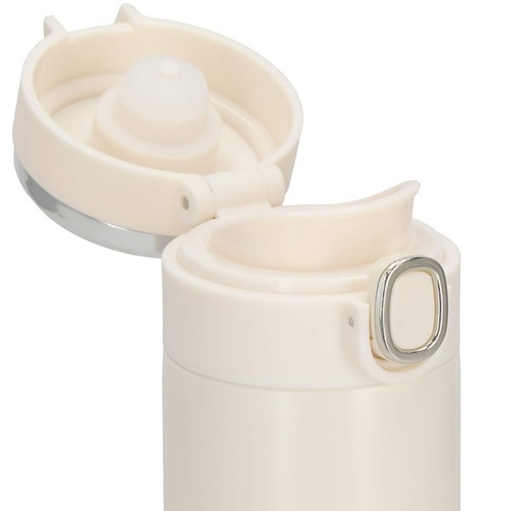 Termos cu afisaj de temperatura Springos, Otel inoxidabil, Crem, 500 ml