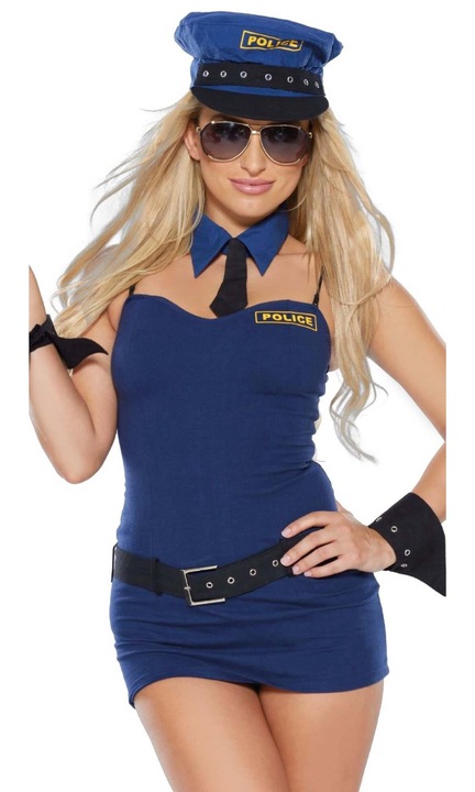 Rendőrségi fehérnemű, Roxana, poliészter, kék/fekete, L EU