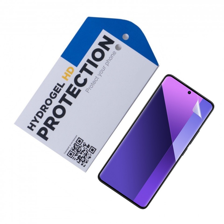 Удароустойчив протектор ОфисиТе за Xiaomi Redmi Note 13 Pro Plus 5G, Hydrogel HD, Удароустойчиво покритие