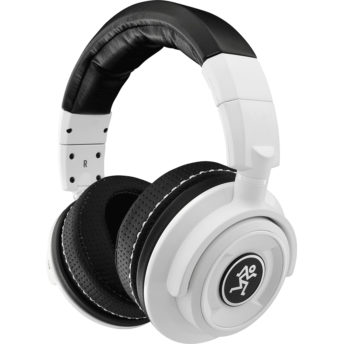 Casti profesionale, Mackie, MC-350-LTD-WHT, Cu carcasa inclusa, Alb/Negru