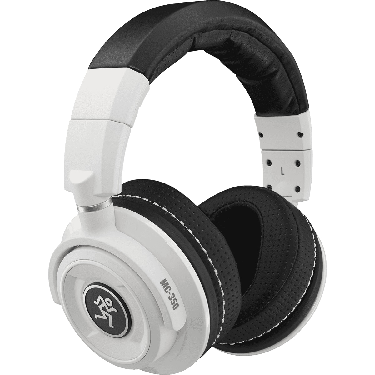 Casti profesionale, Mackie, MC-350-LTD-WHT, Cu carcasa inclusa, Alb/Negru