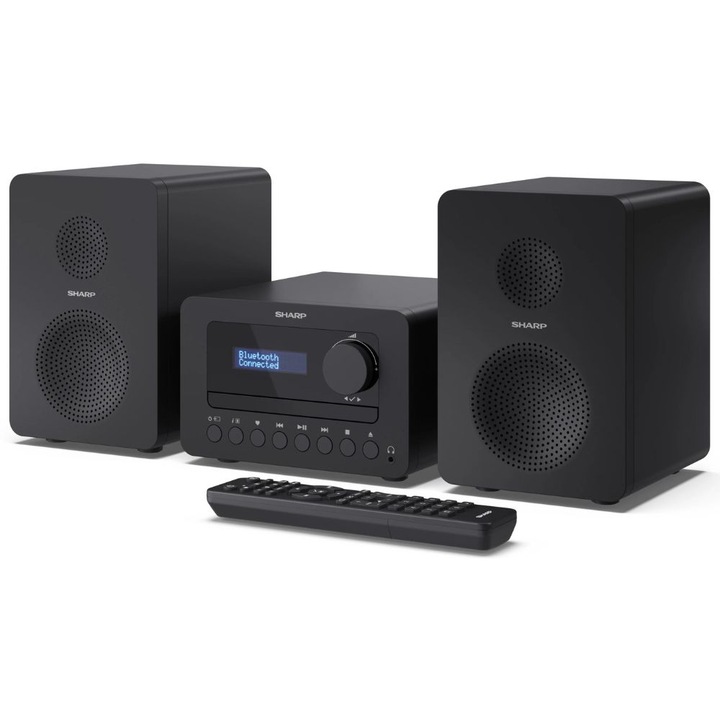 Аудио система Sharp XL-B514(BK), 24 W, Bluetooth 5.0, MP3, Черна