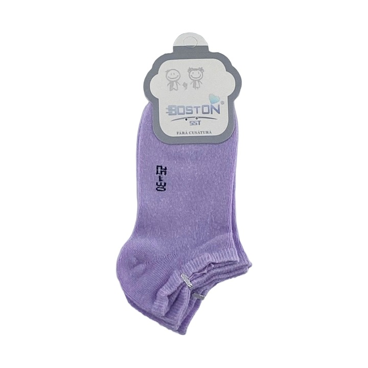 Комплект къси чорапи за момиче лилави Thea 2 чифта 20-25г