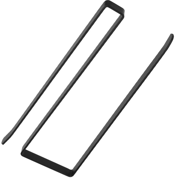 Suport pentru Prosoape si Role de Hartie, Bukate®, Fara Gaurire, pentru Bucatarie si Baie, 26 cm, Culoare Negru